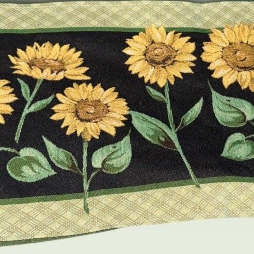 Unbranded Sunflower Tapestry Table Runner 70x13 Farmhouse Decor - Picture 5 of 5